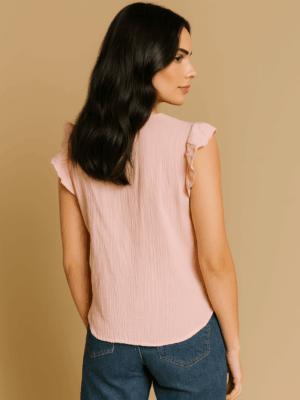 Alternative view of Bluza soft pink