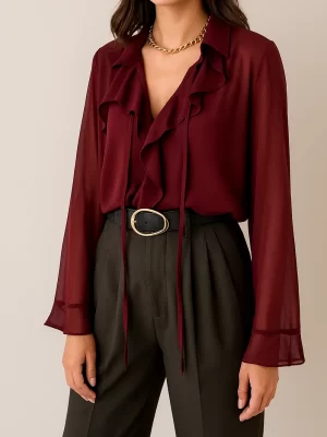 Srajca burgundy - slika 3