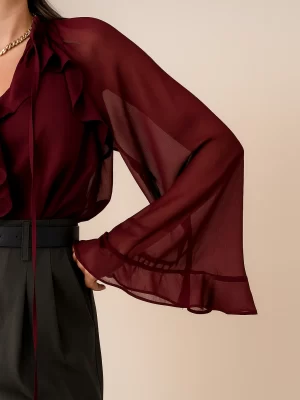 Srajca burgundy