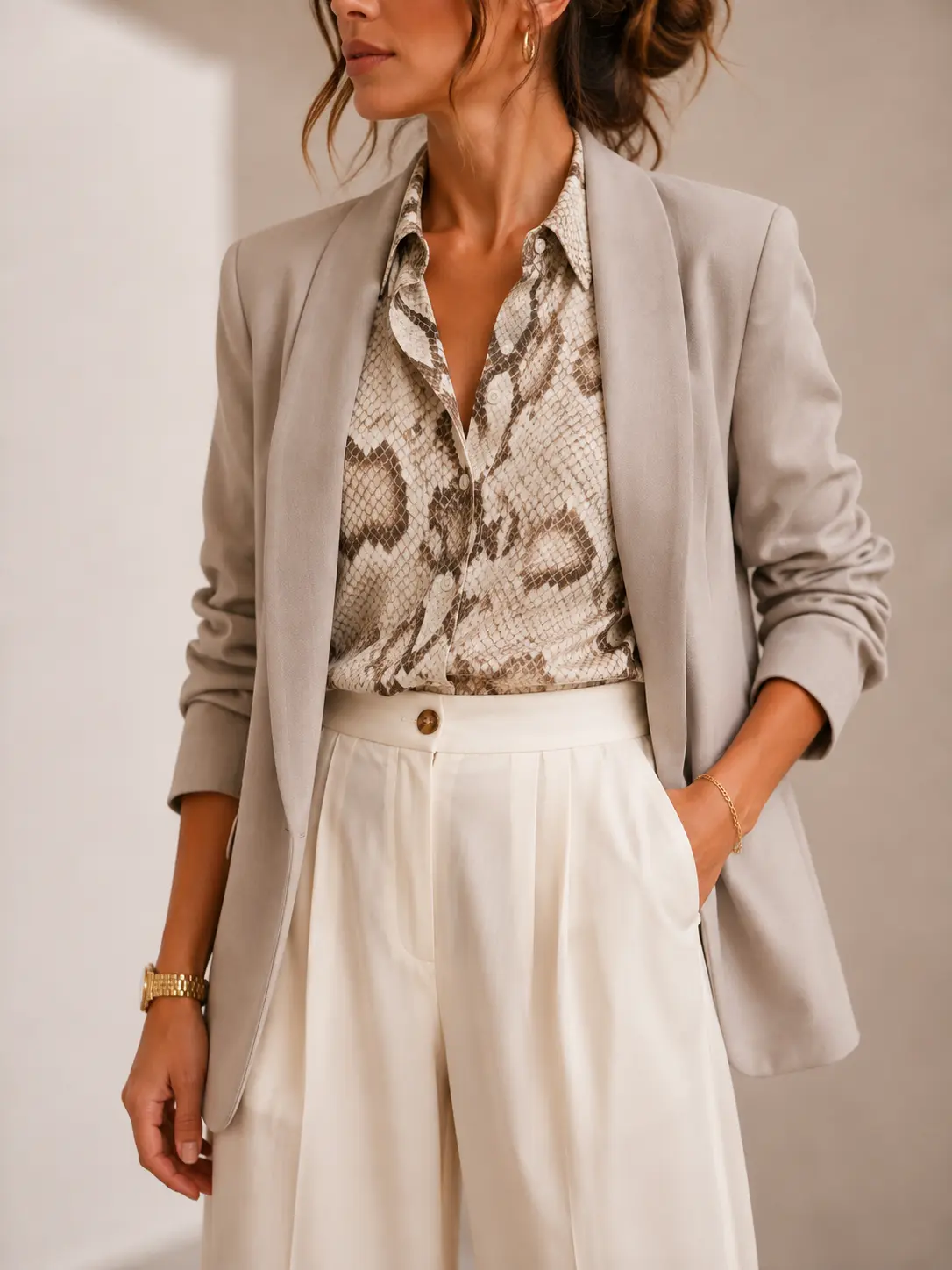 Blazer taupe - slika 2