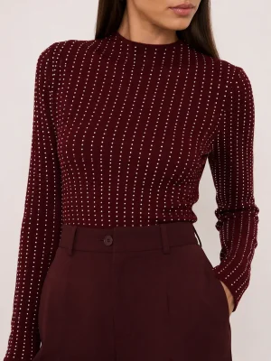 Bordo pulover